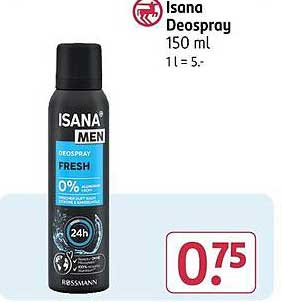 Isana Deospray MEN Fresh 150 ml