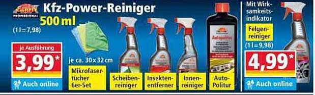 Kfz-Power-Reiniger 500 ml - Jetzt nur für 3,99 €!