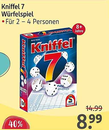 Kniffel 7 Würfelspiel – Spielspaß für ganze Familien