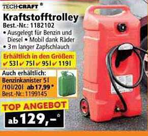 Kraftstofftrolley – der praktische Begleiter für Ihr Fahrzeug