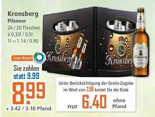 Kronsberg Pilsener 24/20 Flaschen