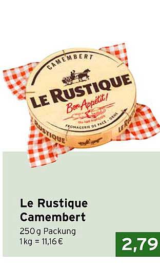 Le Rustique Camembert 250g