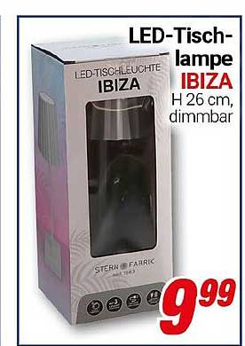 LED-Tischlampe IBIZA H 26 cm, dimmbar