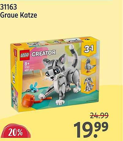 LEGO Creator 31163 Graue Katze