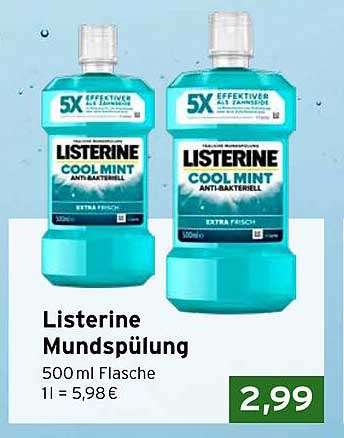 Listerine Mundspülung 500 ml - Cool Mint