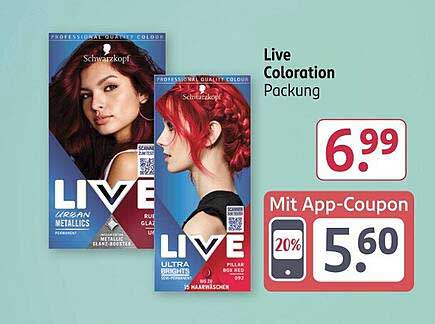 Live Coloration Packung