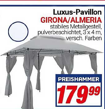 Luxus-Pavillon GIRONALMERIA - stabil und stilvoll