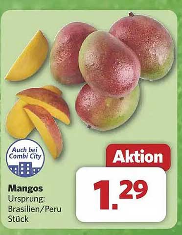 Mangos Ursprung: Brasilien/Peru Stück