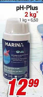 MARINA pH-Plus 2 kg für nur 12,99 €
