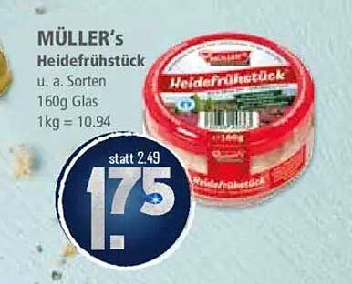 MÜLLER's Heidefrühstück 160g Glas