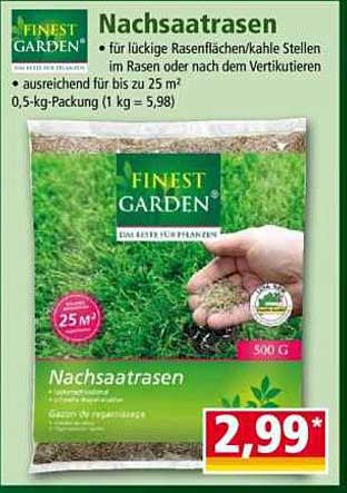 Nachsaatrasen - Finest Garden