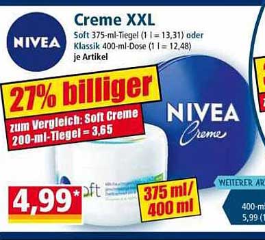 NIVEA Creme XXL 375 ml - Pflege für die ganze Familie