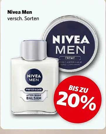 Nivea Men After Shave Balsam - bis zu 20% Rabatt