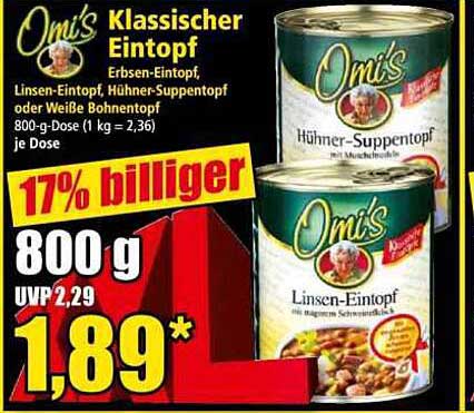 Omi's Klassischer Eintopf - 800 g Dose