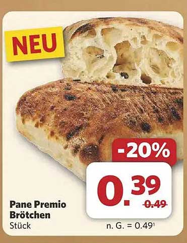 Pane Premio Brötchen - Jetzt zum Aktionspreis!