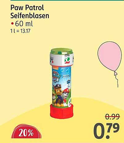Paw Patrol Seifenblasen - 60 ml