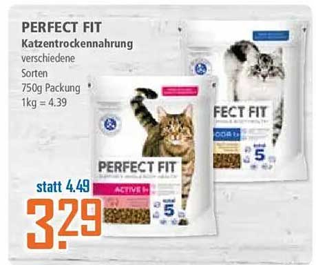 PERFECT FIT Katzenfutter 750g Packung