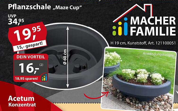 Pflanzschale „Maze Cup“
