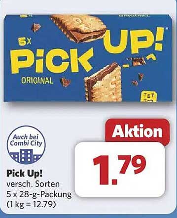 Pick Up! Konzert 5 x 28-g-Packung – Aktion bei Combi