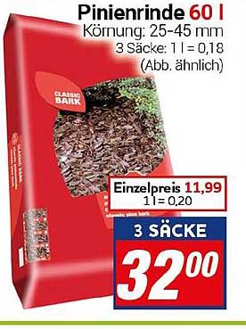 Pinienrinde 60 l