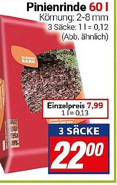 Pinienrinde 60 l