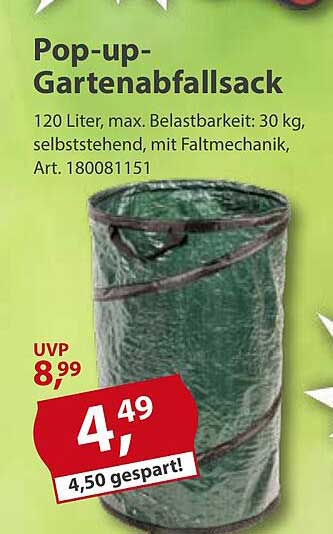 Pop-up-Gartenabfallsack