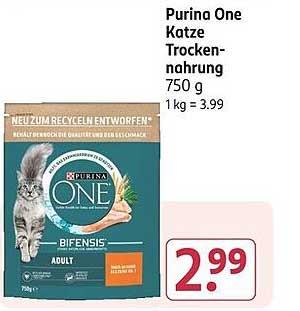 Purina One Katze Trockenahrung 750 g