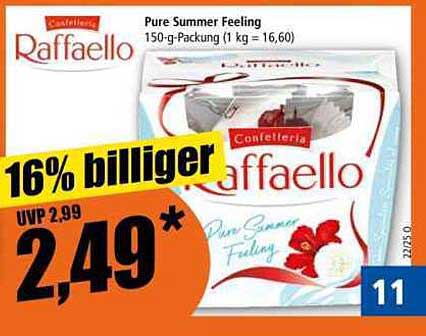 Raffaello Pure Summer Feeling 150-g-Packung