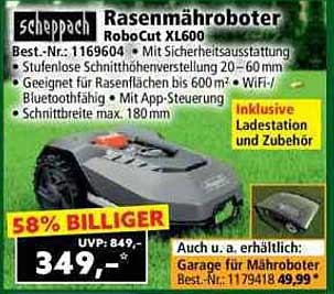 Rasenmäher Roboter RoboCut XL600 - jetzt zum Sparpreis