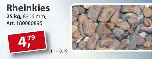 Rheinkies 25 kg, 8–16 mm
