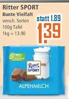 Ritter SPORT Bunte Vielfalt 100g Tafel