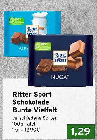 Ritter Sport Schokolade Bunte Vielfalt