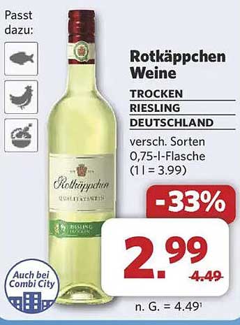 Rotkäppchen Weine - Trocken Riesling Deutschland 0,75 l