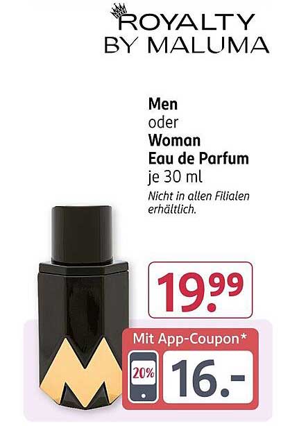 ROYALTY by Maluma Men oder Woman Eau de Parfum je 30 ml