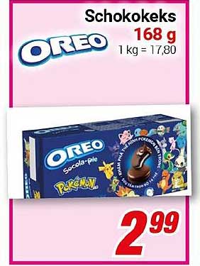 Schokokekse Oreo mit Pokémon-Motiv - 168 g
