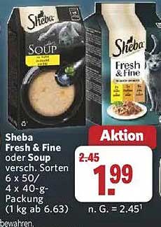 Sheba Fresh & Fine oder Soup - Aktion