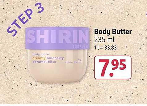 SHIRIN Body Butter - Creamy Blueberry Caramel Bliss 235 ml