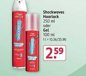 Shockwaves Haarspray oder Gel von Wella