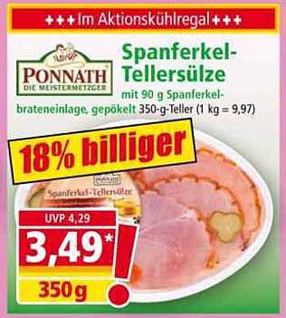 Spanferkel-Tellersülze 350 g - Ponnath
