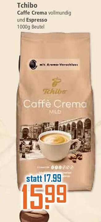 Tchibo Caffè Crema Mild 1000g Beutel