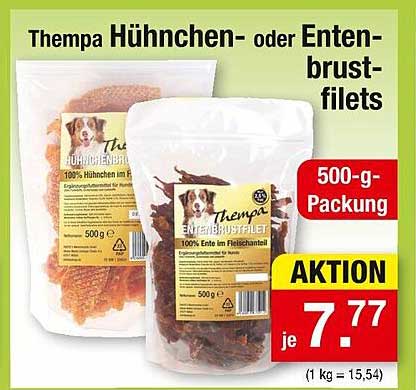 ThemPa Hühnchen- oder Entenbrustfilets 500-g-Packung