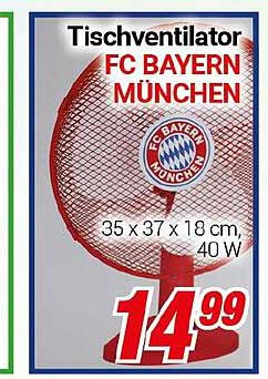 Tischventilator FC Bayern München