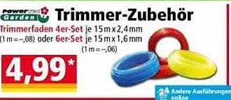 Trimmer-Zubehör von Power Garden