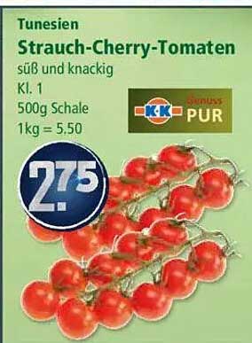 Tunesien Strauch-Cherry-Tomaten süß und knackig 500g