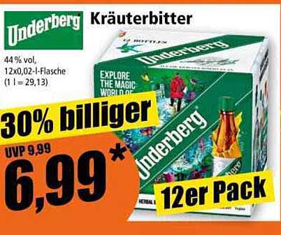 Underberg Kräuterbitter 12er Pack