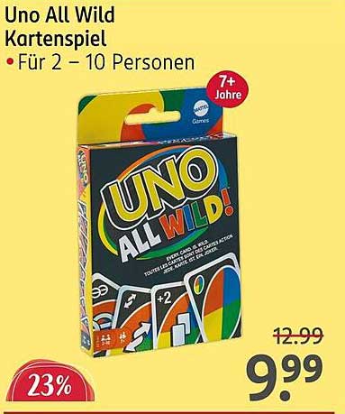 Uno All Wild Kartenspiel - Für 2 – 10 Personen
