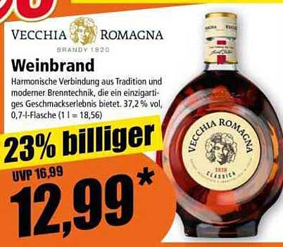 Vecchia Romagna Weinbrand 0,7 l