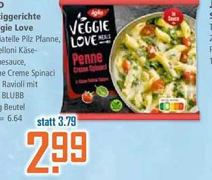 Veggie Love Penne Creme Spinaci – Leckere, vegetarische Mahlzeit
