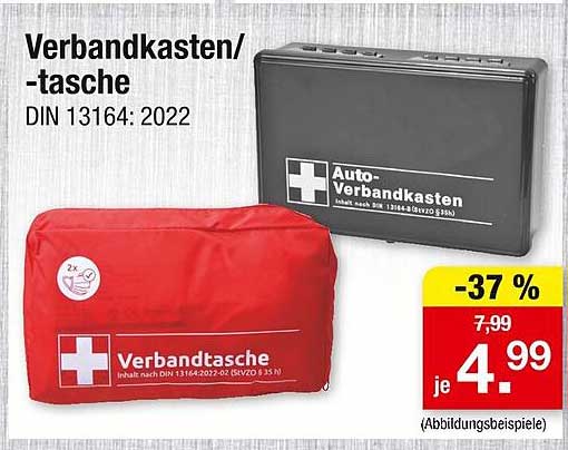 Verbandkasten/-tasche DIN 13164: 2022