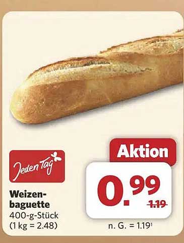 Weizenbaguette 400-g-Stück